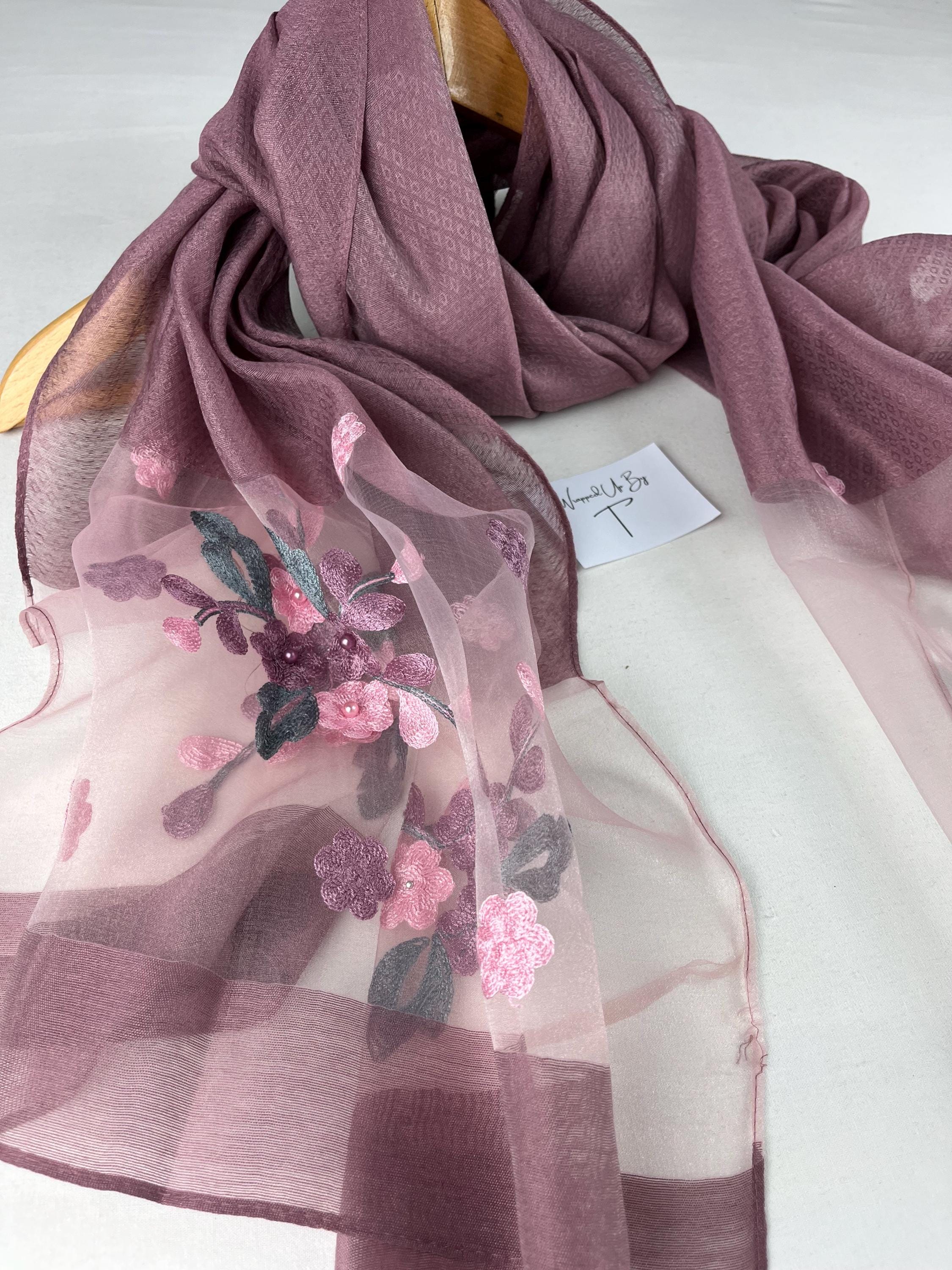 Las Mejores Ofertas En Bufandas Y Envoltorios ROSADOS Para Mujer | EBay