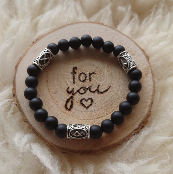 Runen Armband | Wikinger Armband | Perlen Armband | Geschenk | Magisch | Valentinstag | Geschenk | Vatertag | Muttertag | Geburtstag |