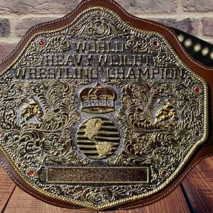 BIG GOLD World Heavyweight ChampionshipAdult Size best gifts for Christmas new year for BF Son dad and friend wwe replica wwf aew nwa iwgp