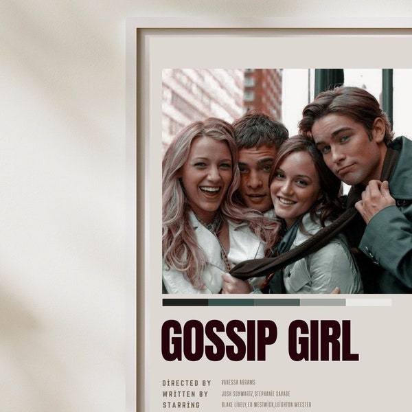 Gossip Girl Art Etsy
