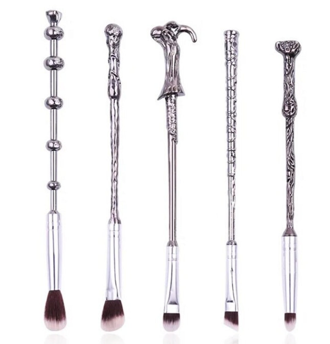 Magical Harry Potter Wand Makeup Brushes Set Cast a Spell of Etsy