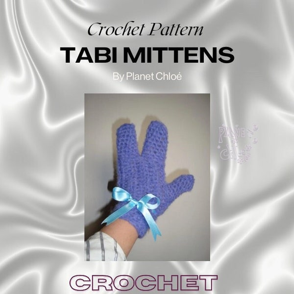 Tabi Mittens Crochet Pattern