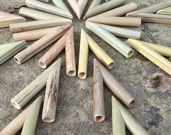 Kuripe | Applicateur de rapé | fait à la main à partir de bambou