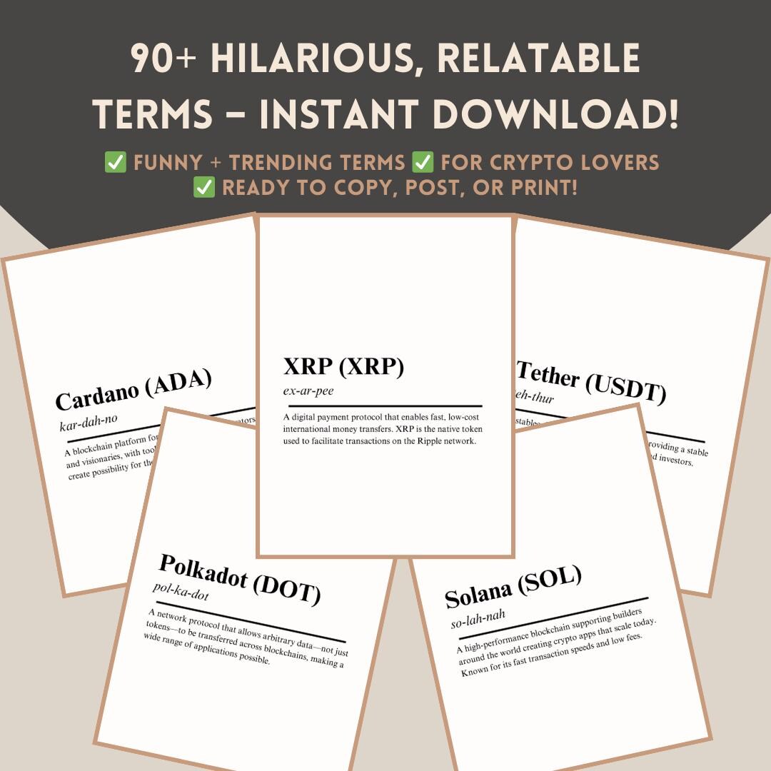 Bitcoin Wall Art Printable Set | 90+ Crypto Terms Posters | Blockchain,  NFT, Ethereum Digital Download Decor | Minimalist Tech Art - Etsy Israel