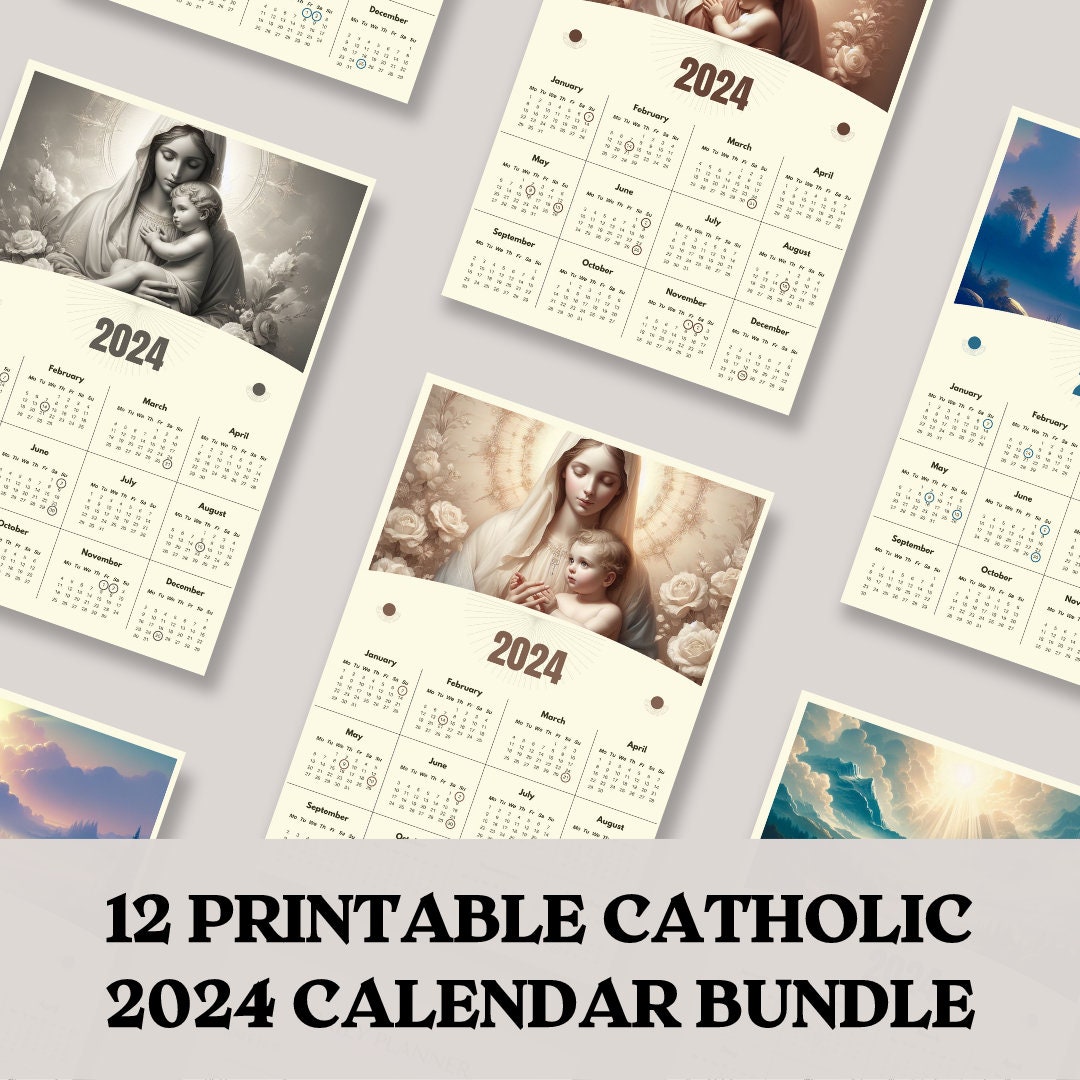 2024 Catholic Liturgical Calendar PDF, Lent Season, Easter Gift