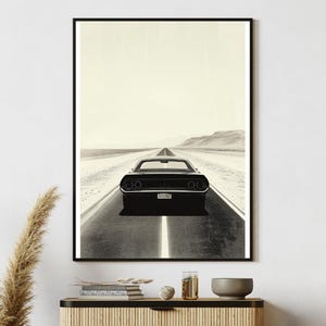 Retro Road Trip Poster Prints - Digital Download | Perfect Printable Wall Art for Vintage Travel Enthusiasts | vintage car Art