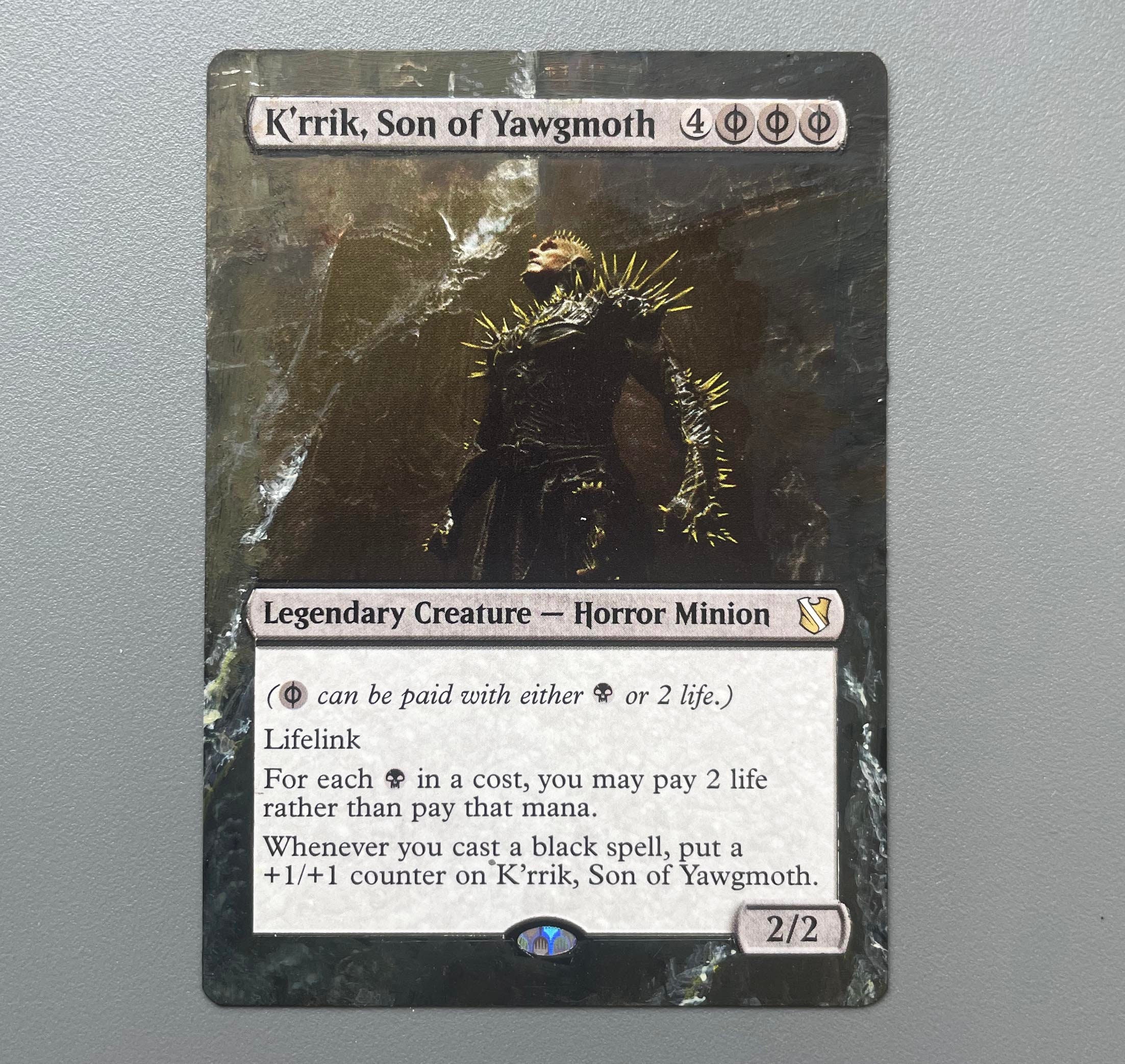 MTG Altered Art Card K'rrik, Son of Yawgmoth Extension - Etsy