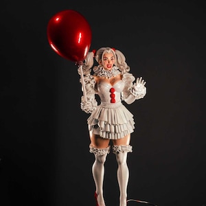 Harley Penny [Large 3D printed sculpture, professionally hand-painted and customised] Balloon with Light