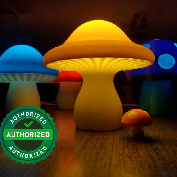 Whimsical Glow: 3D Printed Mushroom Lamp