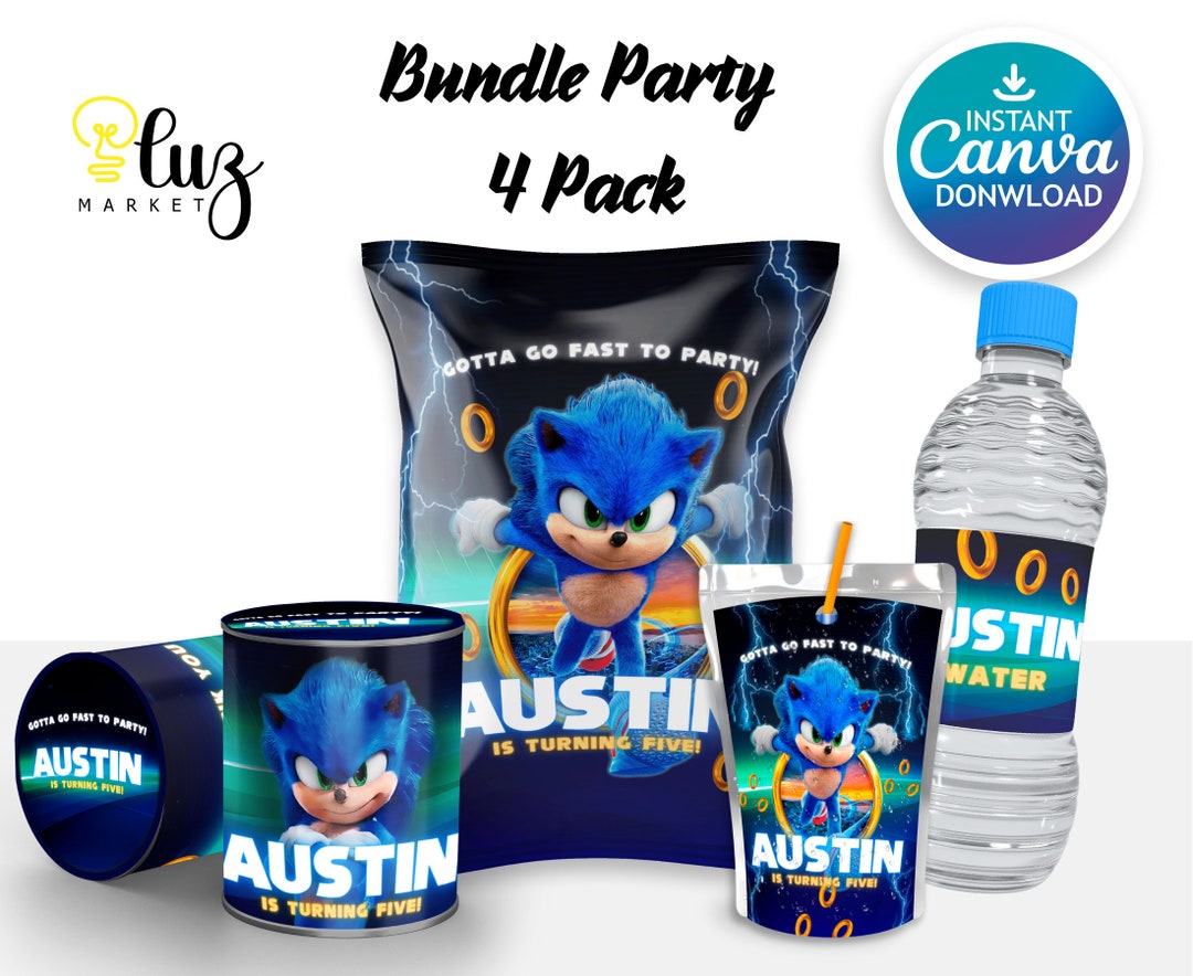 Sonic Invitation Sonic Birthday Invitation Sonic Party Invite Printable