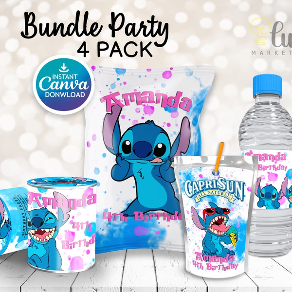 Stitch 626 Bundle Party | Stitch Party | Stitch Party Invite | Beach party Invite | Birthday Pool Party Invite | Digital Invitation