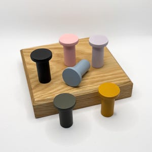 Wooden wall hooks for children's rooms, also suitable for adults - Handmade, Montessori, children's hooks, coat rack, modern