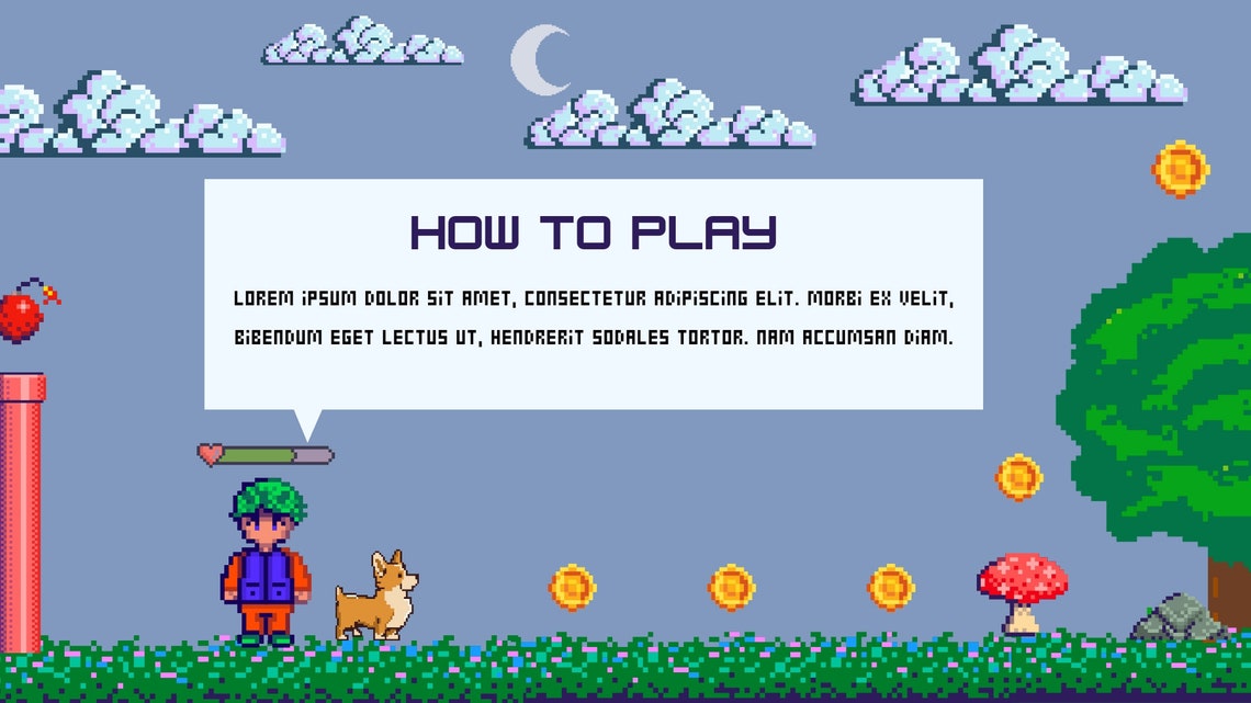 Gaming Presentation Slide for Students - Etsy