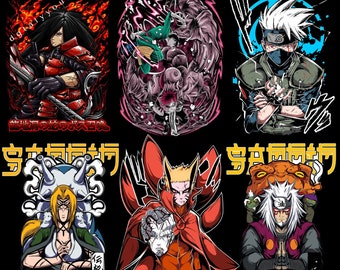 2500+ New Premium Anime T-shirt design for clothing business and personal use (and 1800+ Design Freebies)