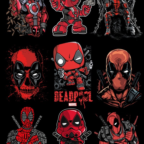 800+ DCXMARVEL - and other Movie Characters T-Shirt Design for clothing business and personal use