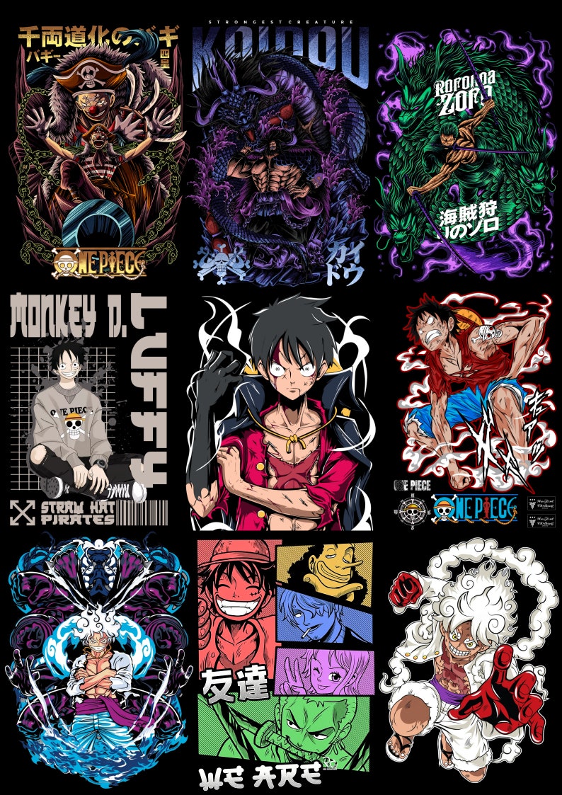 2500 New Premium Anime T-shirt design for clothing business and personal use and 1800 Design Freebies Highly Recommended zdjęcie 4