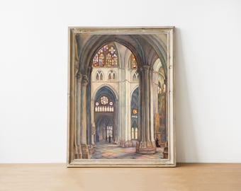 Ölgemälde Innen: Katholische Kunst, Neutrale Wandkunst, Antikes Dekor, religiöses Geschenk