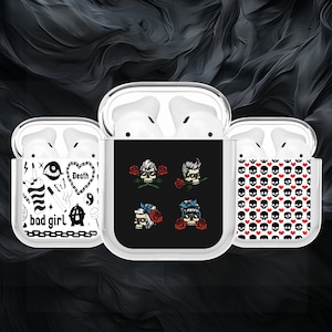 Skull Design Headphone Case Darkness Protective Cover for Airpods 3 2 Pro Galaxy Buds Live Beats Fit Studio WF