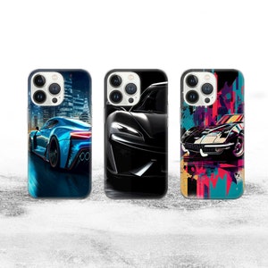 Car Phone Case Wheels Cover for iPhone 15 14 13 12, Samsung S23 S22 A74 A54 A14, Pixel 8 Pro 7A