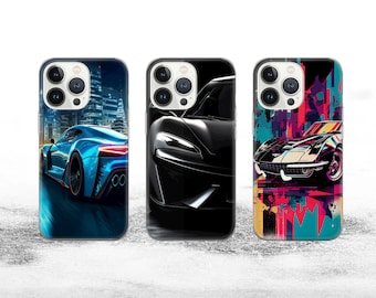 Car Wheels Design Phone Case, Glossy Soft TPU Gel