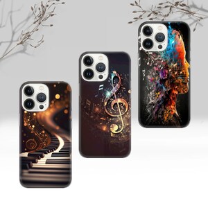 Song Phone Case Music Cover for iPhone 15 14 13 12, Samsung S23 S22 A74 A54 A14, Pixel 8 Pro 7A