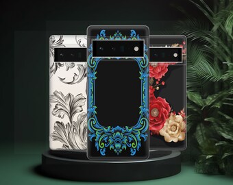 Luxury Floral TPU Phone Case, Elegant Protective Cover