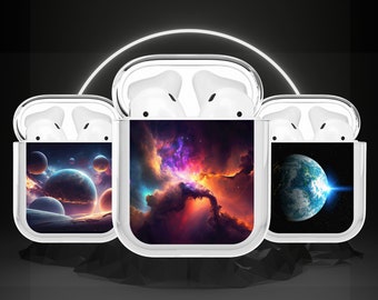 Stars Galaxy Protective Headphone Case for Airpods, Galaxy Buds, Beats
