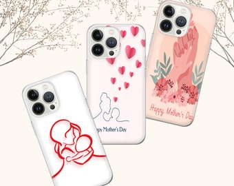 Custodia Love Phone Family Cover per iPhone 15Pro, 14, 13, 12, 11, Google Pixel 8, 7A, 6A, Samsung Galaxy S24Ultra, S23fe, S22, A54, A34