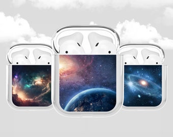 Galaxy Design Protective Headphone Case for Airpods, Galaxy Buds, Beats