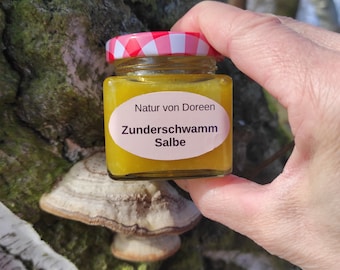 Zunderschwammsalbe. SOS Salbe im 40ml Glas, ganz natürlich, Balsam , frisch hergestellt