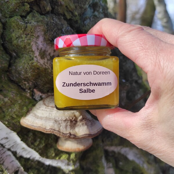 Zunderschwammsalbe. SOS Salbe im 40ml Glas, ganz natürlich, Balsam , frisch hergestellt