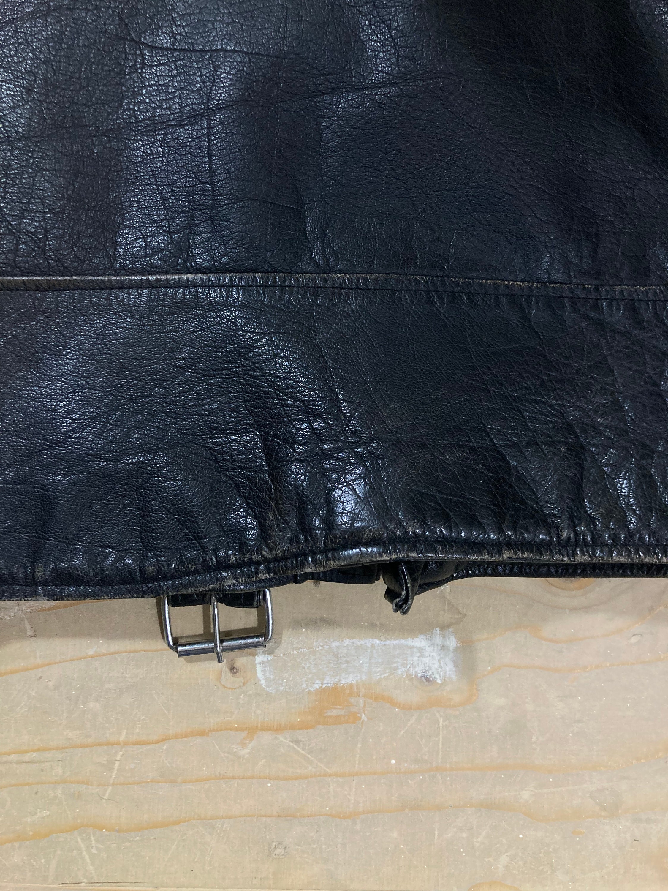 Winter vintage biker denim jacket main image 0