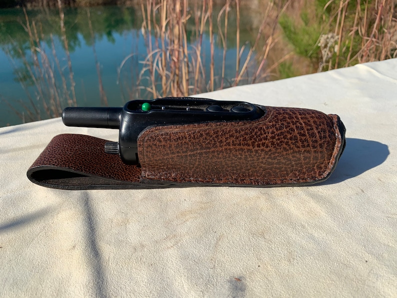 Garmin Pro 550 Leather Holster Exotic Water Buffalo Etsy