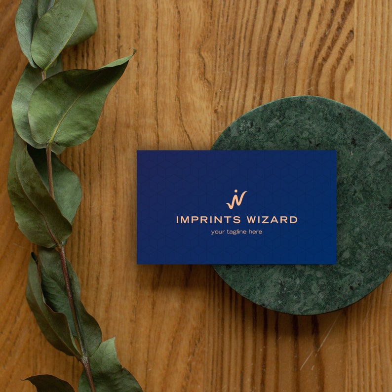 Printable Business Card Canva Template Minimalist Business Etsy