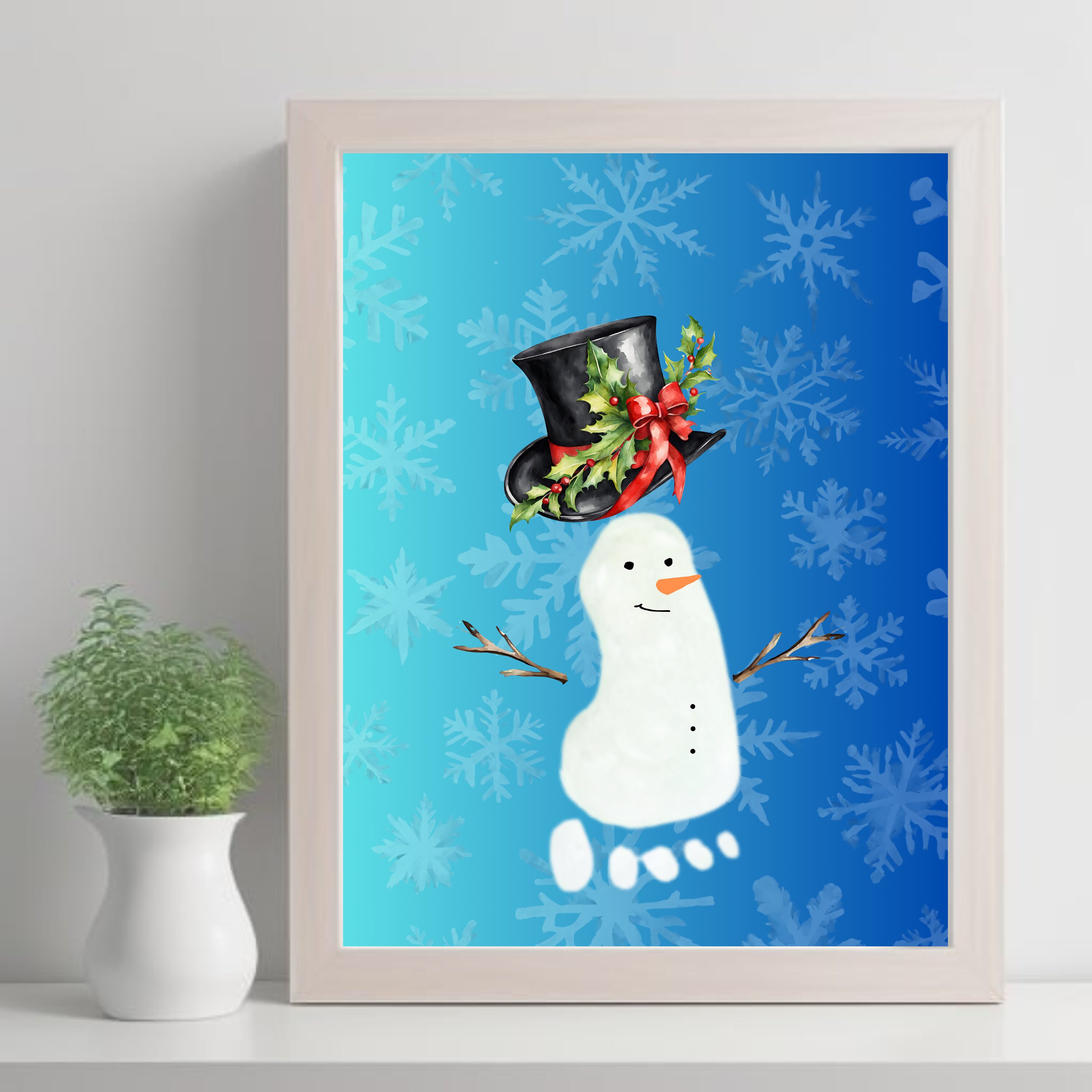 5 Exquisite Handprint Footprint Art Prints for a Magical Holiday Season 