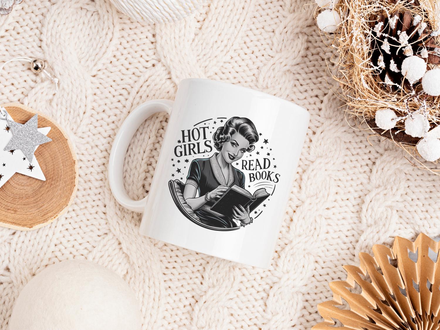 Cat And Book Lover Mug Funny Gift For Librarian Coffee Lover Mug Gift For Daughter Coffee Cup For Wife Birthday Gift Grandma Idea Bookworm