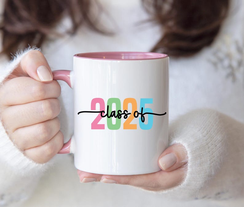 🎓 Taza De Café 'Esta Chica Va A Lugares' 14 Oz | Regalo De Graduación | Cerámica Blanca