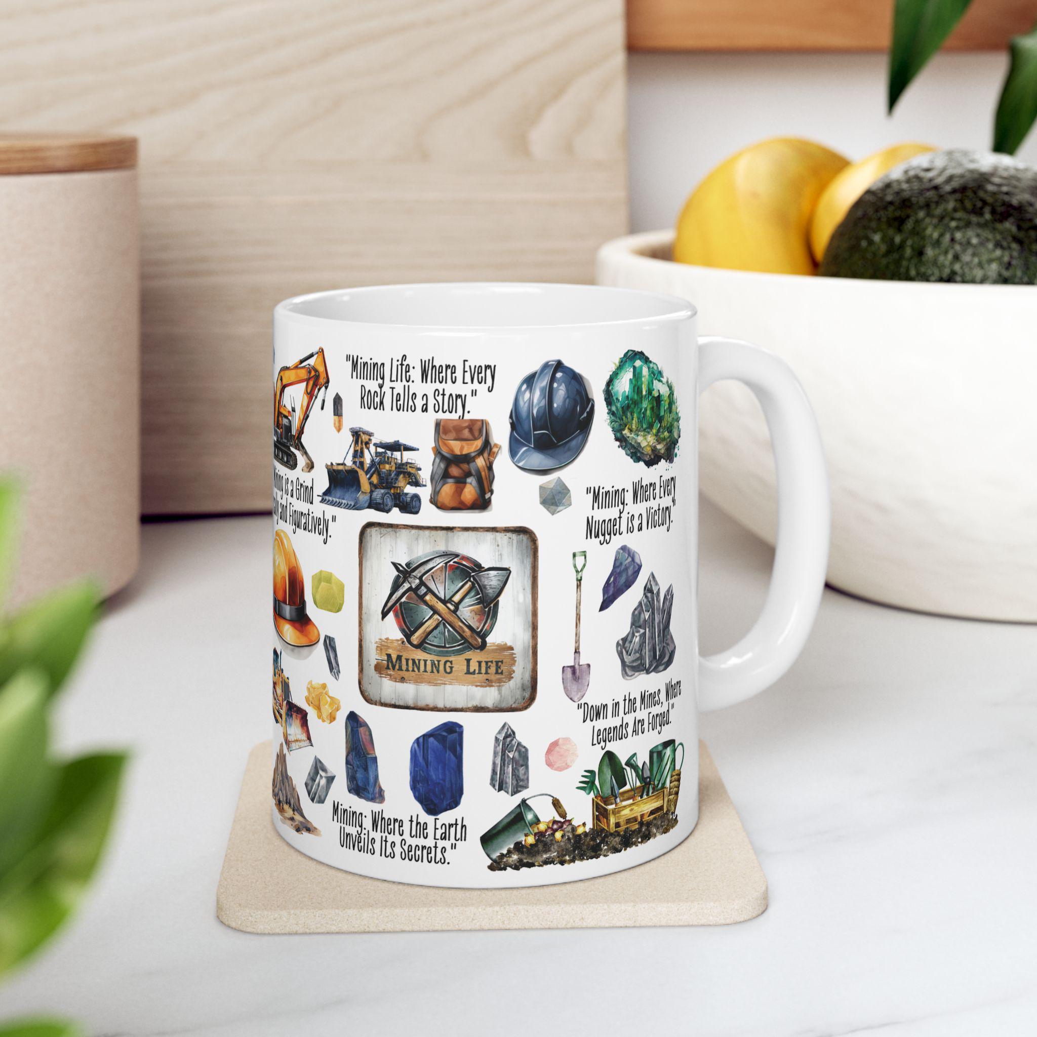 Mining Life Coffee Mug: Miner, Geologist, Rockhound Gift - Etsy