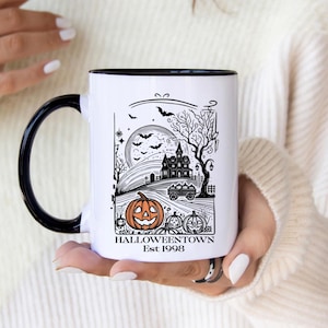 Vintage Halloween Mug - Spooky Halloween Gift for Horror Lovers Pumpkin Design