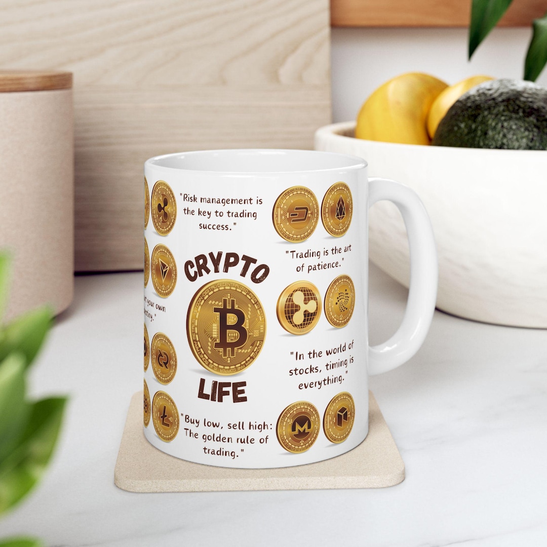 Crypto Life Coffee Mug: Bitcoin Trader Gift - Etsy
