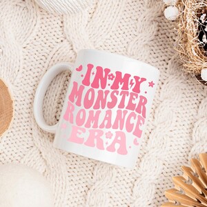 Monster Romance Mug | Funny Reader Coffee Cup | Cute Book Lover Gift | Monster Romance Era Mug | Bookworm Gift for Her | Unique Reader Mug