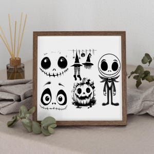 Halloween Bundle SVG, Halloween Pumpkin PNG, Halloween Set Line art SVG, Scary Set Svg, Halloween Svg, Spooky Halloween boo svg