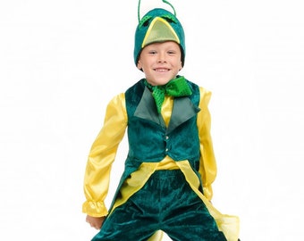 Grasshopper costume for a boy