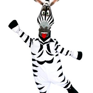Marty zebra mascot
