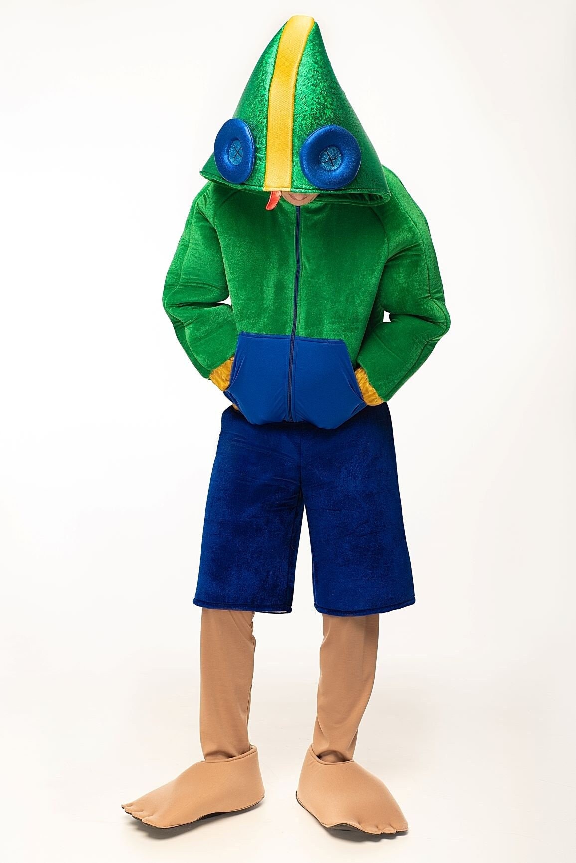 Costume carnevale leon brawl stars deals