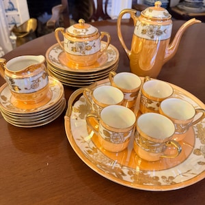 Noritake Handpainted Japan Tea Set - Etsy