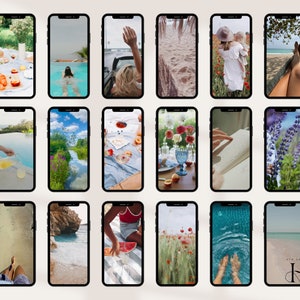 75 Summer Social media Stock Videos, IG Reels,Faceless content, faceless instagram  travel reels, Aesthetic faceless marketing