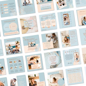 Coaching Instagram Template for Canva, Canva Template,Life Coach Instagram, Coaching Business, Instagram Post