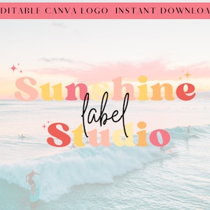 Colourful Logo Design, Bright Logo Design, Coach Logo, Small Business Logo, Boho Logo, Retro Logo, Logo Design For Business