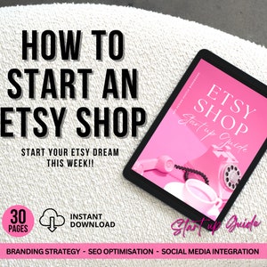 Etsy Shop Startup Guide: SEO, Branding, Marketing (PDF Download)